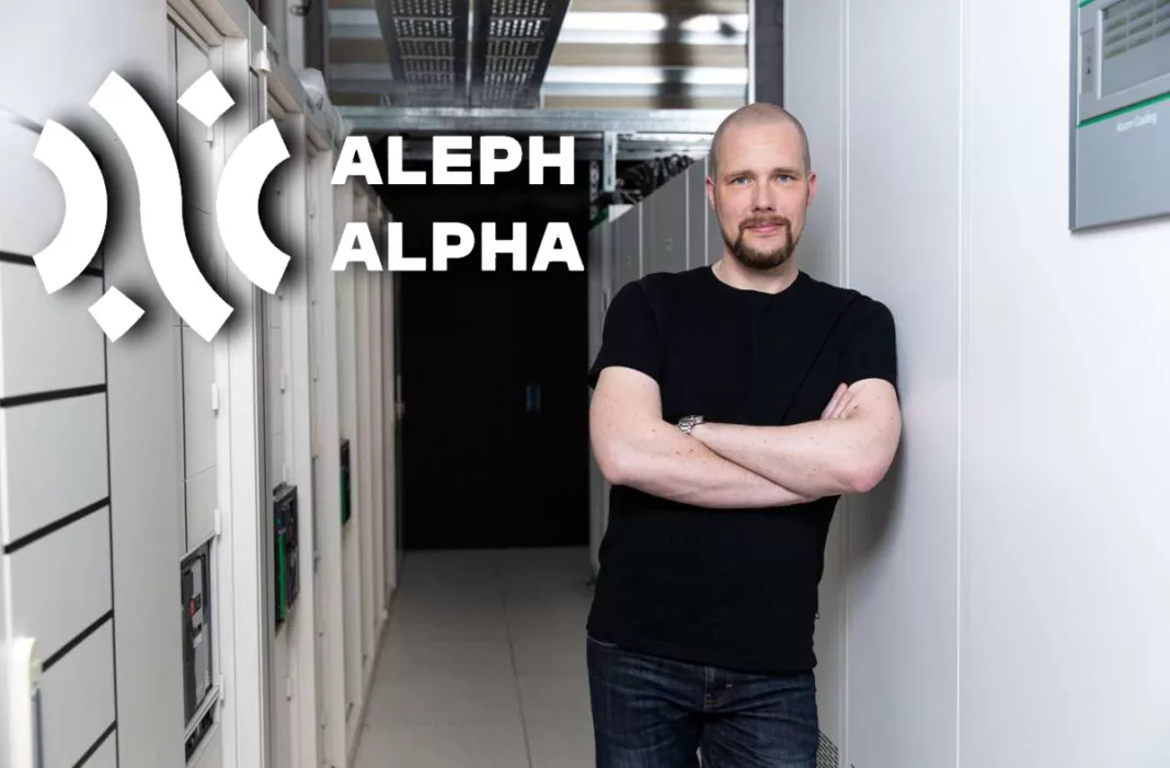 Logo Aleph Alpha, and Jonas Andrulis
